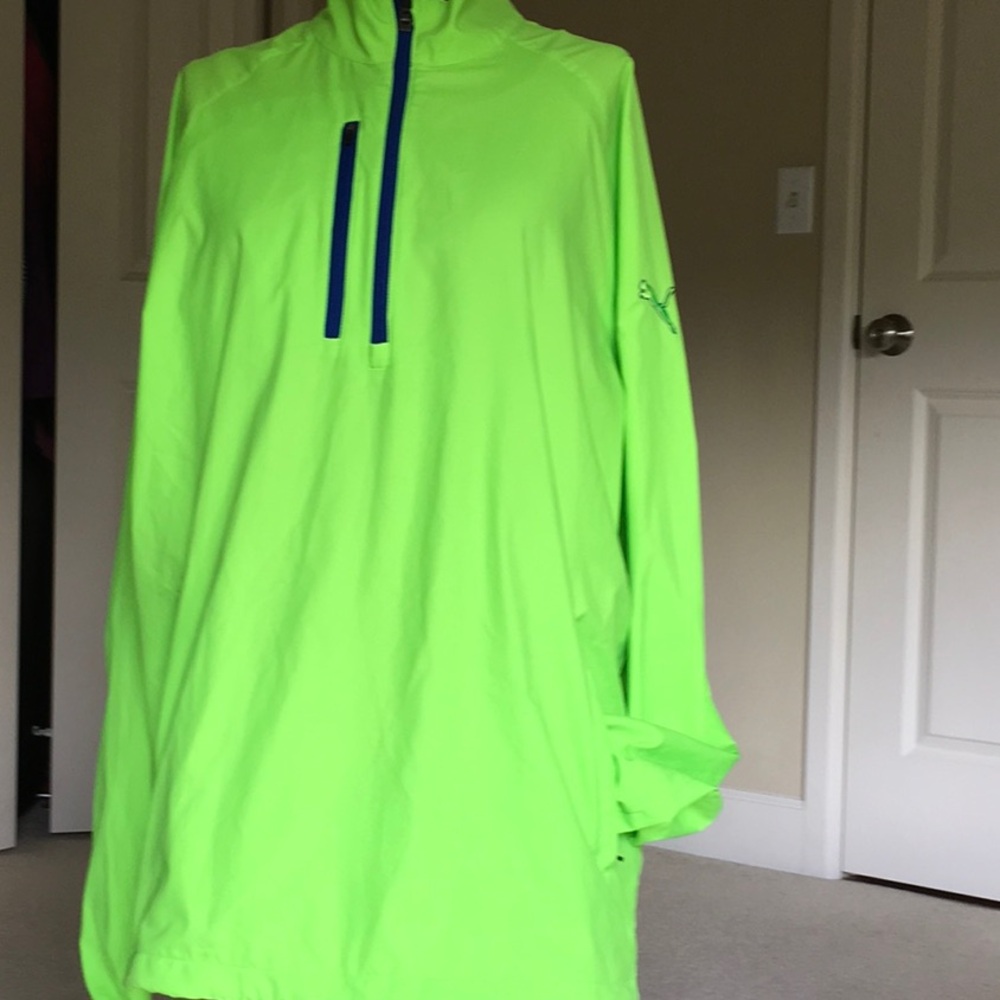 Puma men’s golf wind jacket large